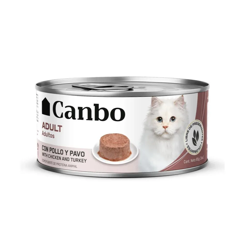 Canbo Paté Húmedo para Gato Pollo & Pavo 85g