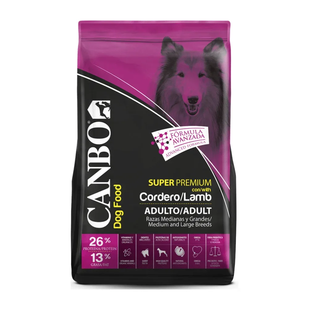 Canbo Perro Adulto Raza Mediana / Grande Cordero 3kg