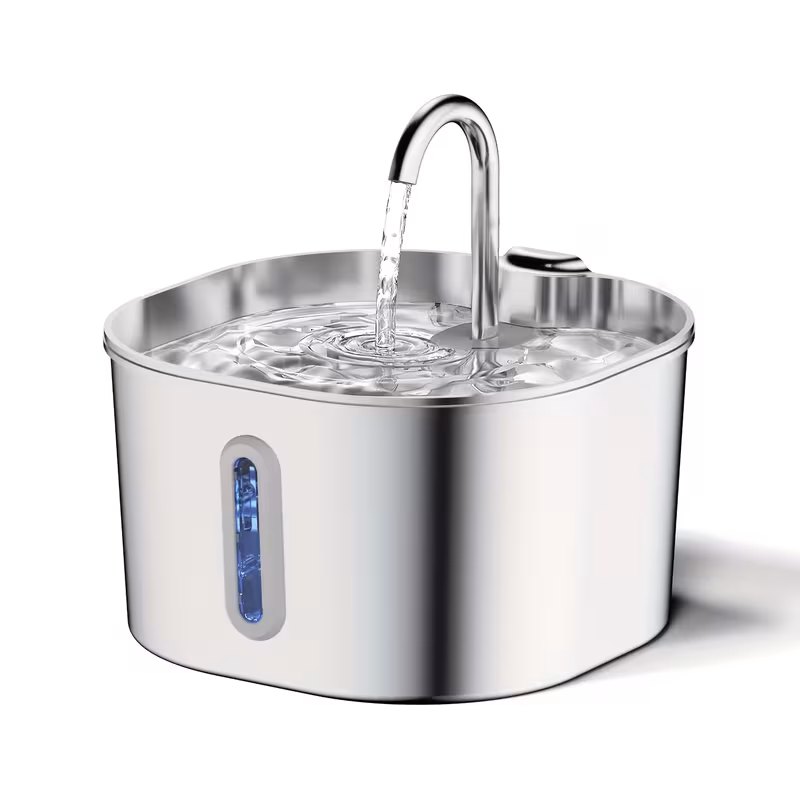 Bebedero Fuente Automática de Agua Filtrada 2.5L Silenciosa